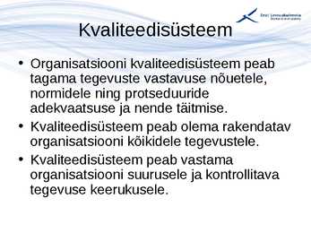 Kvaliteedijuhtimise aluste konspekt #202