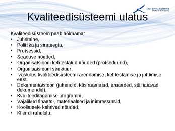 Kvaliteedijuhtimise aluste konspekt #204