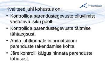 Kvaliteedijuhtimise aluste konspekt #218