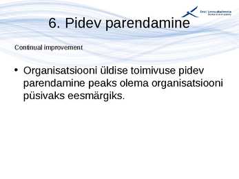 Kvaliteedijuhtimise aluste konspekt #62