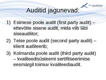 Kvaliteedijuhtimise aluste konspekt #70