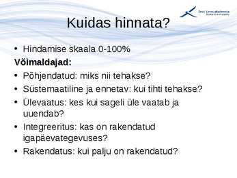Kvaliteedijuhtimise aluste konspekt #85
