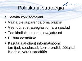 Kvaliteedijuhtimise aluste konspekt #88