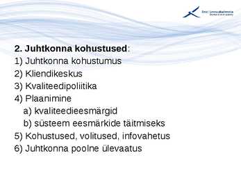 Kvaliteedijuhtimise aluste konspekt #99