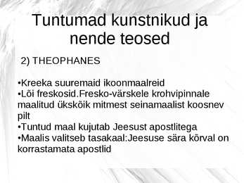 Bütsantsiaeg- slaididega #15