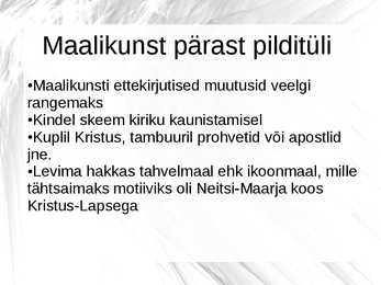 Bütsantsiaeg- slaididega #5