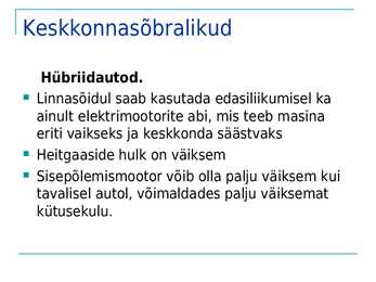 Keskkonnasõbralikud tehnoloogiad ja tooted #4