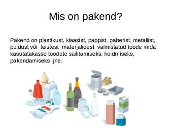 Pakendite sorteerimine #2