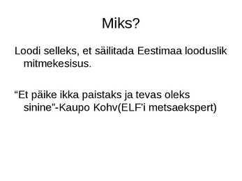 Eestimaa Looduse Fond #4