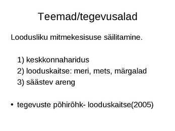 Eestimaa Looduse Fond #5