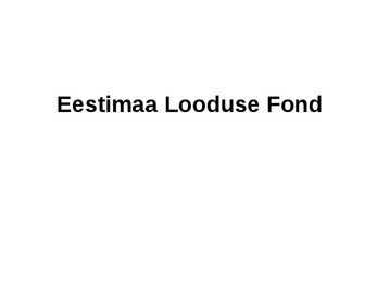 Eestimaa Looduse Fond