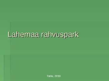 Lahemaa Rahvuspark