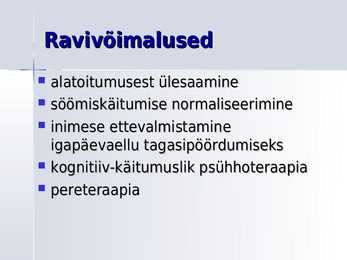 Toitumisprobleemid #11