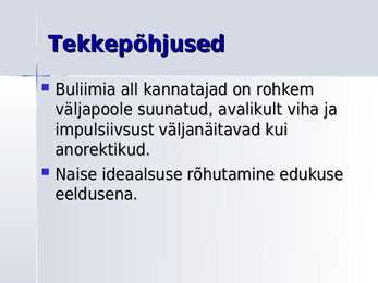 Toitumisprobleemid #17