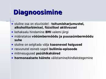 Toitumisprobleemid #26