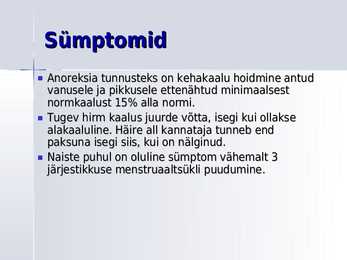 Toitumisprobleemid #9