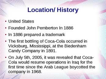 Coca Cola Company #2