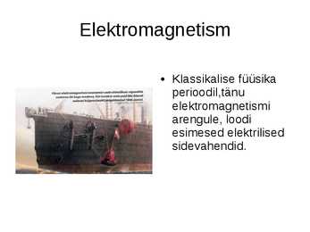 Klassikaline füüsika ja lähismaailm #12