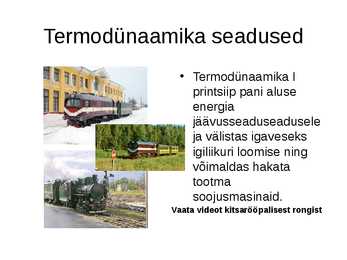 Klassikaline füüsika ja lähismaailm #14