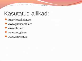 Hosteli nõuded #16