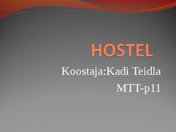 Hosteli nõuded