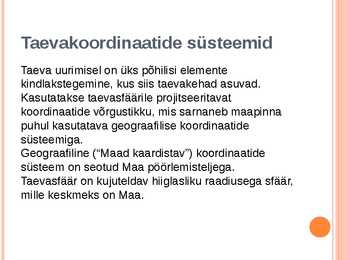 Taevakoordinaadid -horisondilised ja ekvatoriaalsed #2