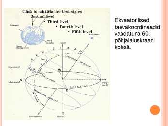 Taevakoordinaadid -horisondilised ja ekvatoriaalsed #3