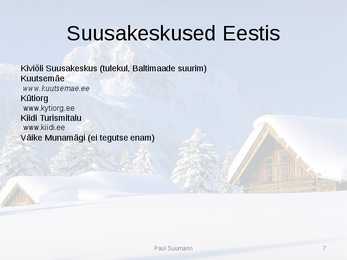 Power Pointi esitluse näide #7
