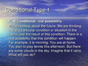 CONDITIONALS #6