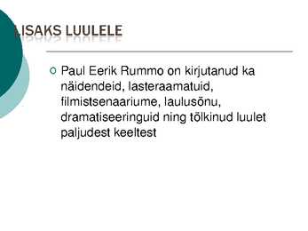 Paul-Eerik Rummo #11