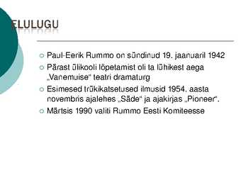 Paul-Eerik Rummo #3