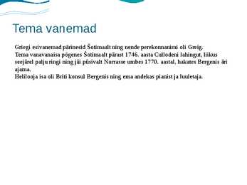 Edvard Griegi pikk power pointi esitlus #12