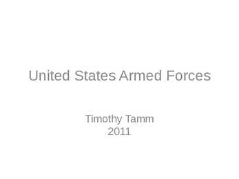 United States Armed Forces