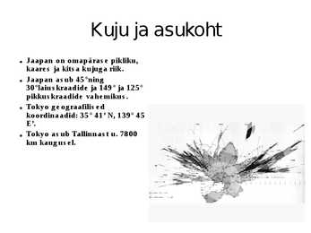 Jaapan ppt - kliima-asukoht-loodus #3