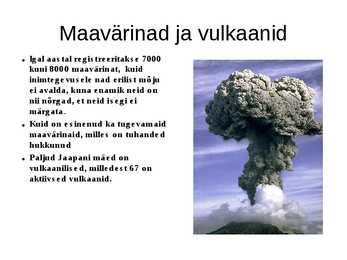 Jaapan ppt - kliima-asukoht-loodus #5