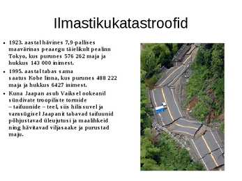 Jaapan ppt - kliima-asukoht-loodus #9