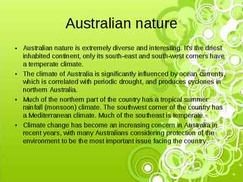 Australian nature-cities and animals #2