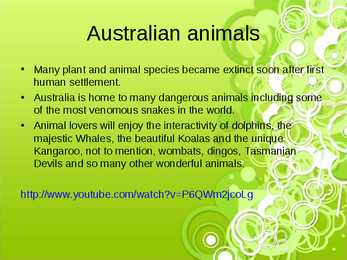 Australian nature-cities and animals #6
