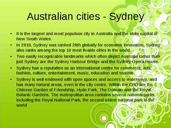 Australian nature-cities and animals #8