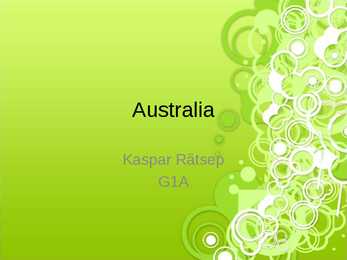 Australian nature-cities and animals