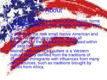 Culture of the United States #2