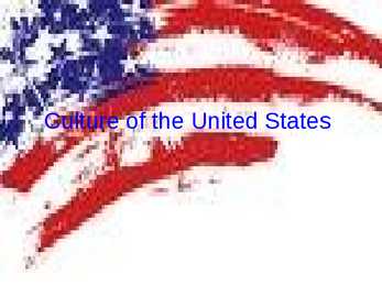 Culture of the United States