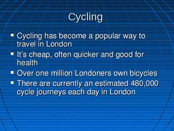 Transport system in London #11
