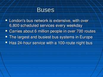 Transport system in London #5