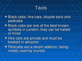 Transport system in London #7