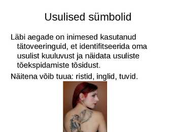 Märgikultuur-tatoveeringud #3