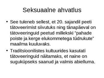 Märgikultuur-tatoveeringud #5