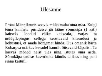 Looduskaitseseadus #3
