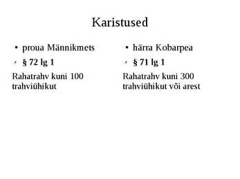 Looduskaitseseadus #7