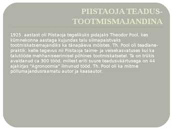 Theodor Pool powerpoint esitlus #17